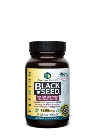 Black Seed™ 1250 mg. - 60 Softgels (60 Servings) Seasonal Sale
